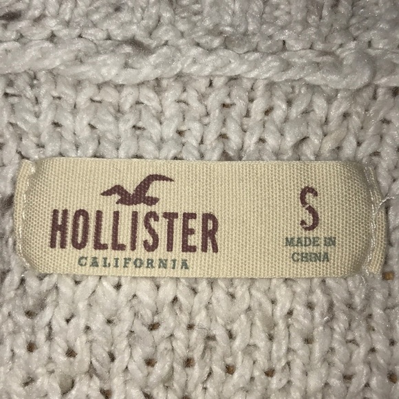 Light grey and lace Holister sweater - Picture 5 of 5